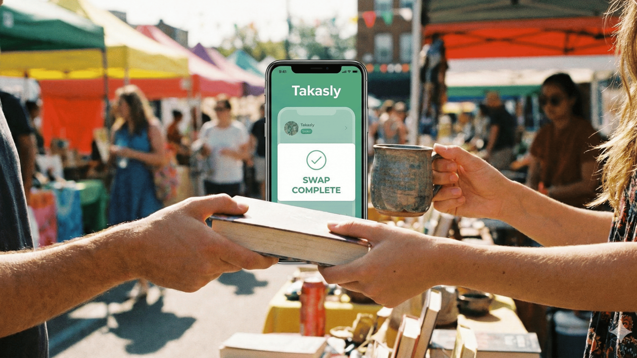Takasly | Takas ile Eşyalarınızı Değerlendirin: Takasly ile Sıfır Komisyon, Sıfır Zorluk